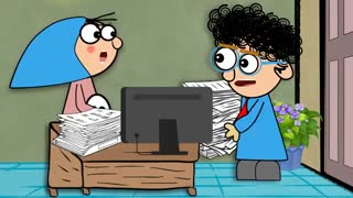 اضافه کاری -انیمیشن باحال خنده دار-شنبه خر است