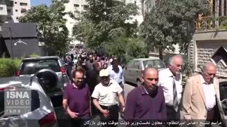 مراسم تشییع پیکر مهندس عباس امیرانتظام