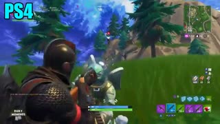مقایسه گیم پلی بازی فورتنایت در PS4 کامپیوتر و XBOX1