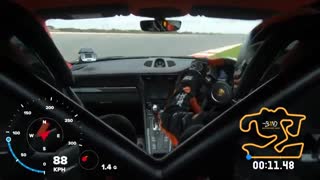 پورشه 911 GT2 RS  در پیست سرعت