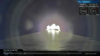 ویدیو پرتاپ بزرگترین ماهواره جهان توسط Space X