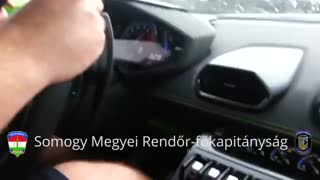 تصادف لامبورگینی هورکان با سرعت 300km/h
