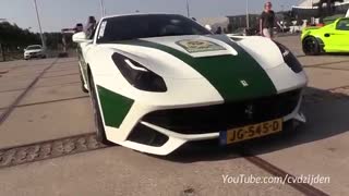 فراری F12 با پوشش بدنه پلیس ایران