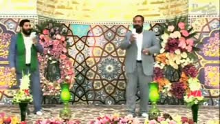 مدیحه سرایی سید مهدی میرداماد و مهدی سروری در جشن میلاد امام رضا (ع)