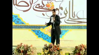 مدیحه سرایی سید مجید بنی فاطمه در شام ولادت امام رضا‌ علیه‌السلام