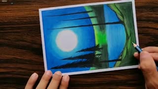 نقاشی با مداد شمعی