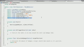 TANKS! Unity Tutorial - Phase 5 of 8 - Shells