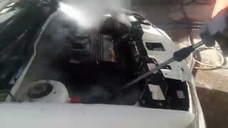 از قدرت کارواش بخار در شست و شوی موتور خودرو شگفت زده شوید!