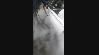 کارواش بخار سیار - تست دستگاه