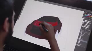 How to draw a car - designing the Lexus LF-SA