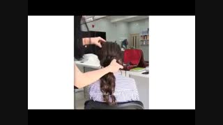 آموزش شینیون مو