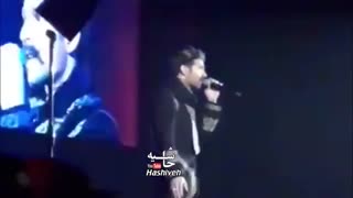 واکنش جالب حمید هیراد در کنسرتش به حواشی جنجالی لب خوانی در کنسرت قبلش