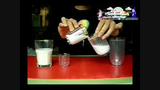 شعبده بازی لیوان های شیر عجیب