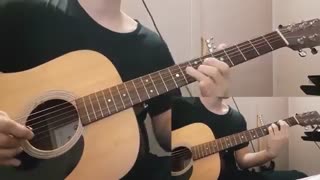 کاور اهنگ گروه بلک پینک با گیتار