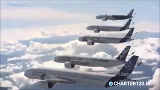 آسمان در تسخیر غول های آهنین ایرباس ‌| چارتر123