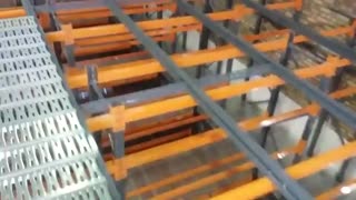 قفسه فلزی بالکن پیش ساخته قفسه راک انبار صنعتی