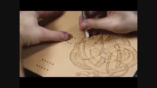 آموزش حکاکی روی چرم طبیعی