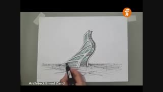 خلاقیت در معماری -  آموزش اسکیس عمادالدین زند 7