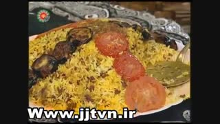 طرز تهیه بادمجان پلو بسیار خوشمزه شیرازی