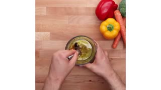 خوراک مرغ و سبزیجات + برنج