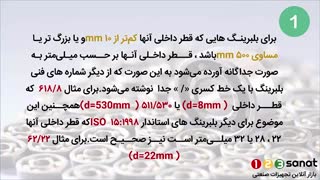 شماره فنی بلبرینگ ها به زبان ساده