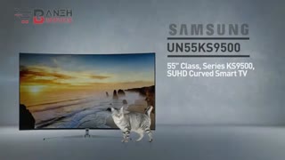 معرفی ویدیویی تلویزیون 55 اینچ منحنی و 4k سامسونگ مدل 55KS9500