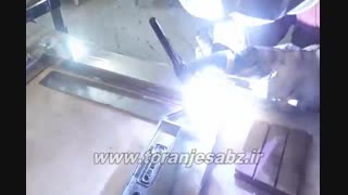 مراحل ساخت نیمکت استیل کد 027  ویژه مجتمع تجاری