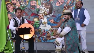 دختر بچه 7 ساله ای که نقالی می کند !