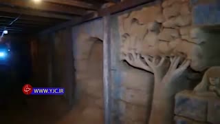 تبدیل تونل احداث شده توسط تروریست‌ها به موزه هنری