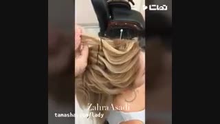 آموزش شینیون مو خطی