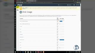 مشاهده فضای اشغال شده توسط فایل ها در سی پنل