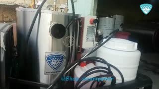 اتمام بارگیر دستگاه کارواش بخار سیار
