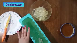 ژله ویترینی خاکشیر