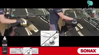 آموزش روش صحیح استفاده از واکس حرفه ای بدنه خودرو سوناکس مدل HW 02-04-گنجی پخش