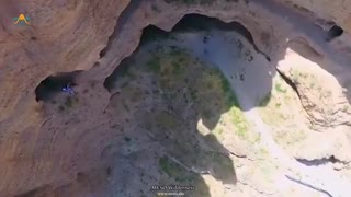 نمایی بی نظیر از دژ تاریخی بهستان