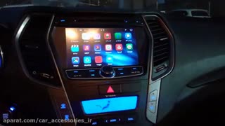 نصب دی وی دی فابریک اندروید سانتافه IX45 - ماهان اسپرت
