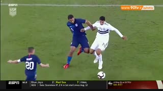 خلاصه بازی دوستانه: آمریکا ۱-۰ مکزیک