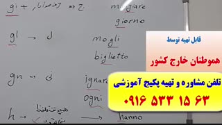 سریعترین روش آموزش زبان ایتالیایی-مکالمه ایتالیایی-گرامر ایتالیایی-لغات ایتالیایی-آزمون استرنی-استاد علی کیانپور