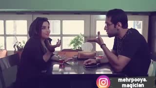 وقتی به دوست دخترت میگی شعبده بازی:)