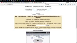 How to get someones ip address and trace Location EASY!!!