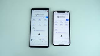 مقایسه سرعت galaxy note 9 با iphone x ios 12