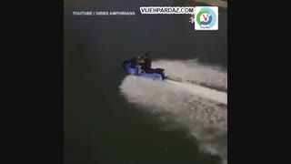 موتورسیکلت Biski با قابلیت تبدیل به جت‌ اسکی