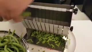 لوبیا سبز خرد کن دستی