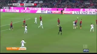 خلاصه بوندسلیگا: بایرن مونیخ ۱-۱ آگزبورگ