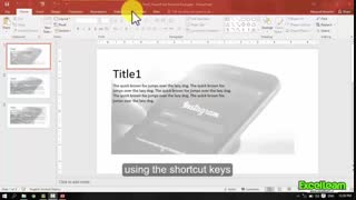 Shortcut keys msPowerpoint_part2
