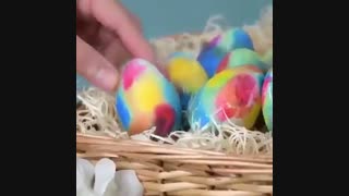 رنگ کردن تخم مرغ