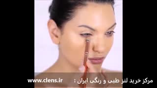 لنز عسلی طوسی : رنگ کرمی بژ برند دسیو | clens.ir