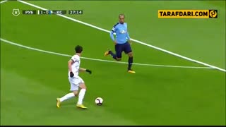 گل و پاس گل سردار آزمون در مقابل کریلیا