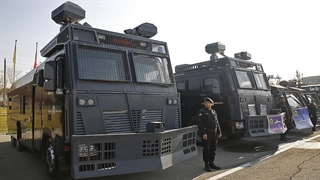 رونمایی از خودروی جدید یگان ویژه پلیس