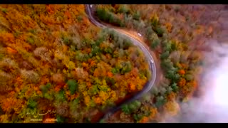 طبیعت پاییزی جاده اسالم به خلخال - فوق العاده